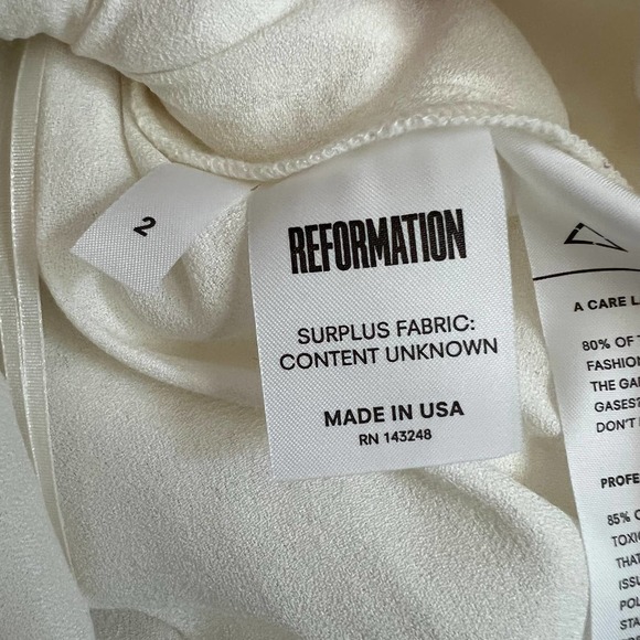 Reformation White Lace Maxi Dress Size 2 - Picture 11 of 13